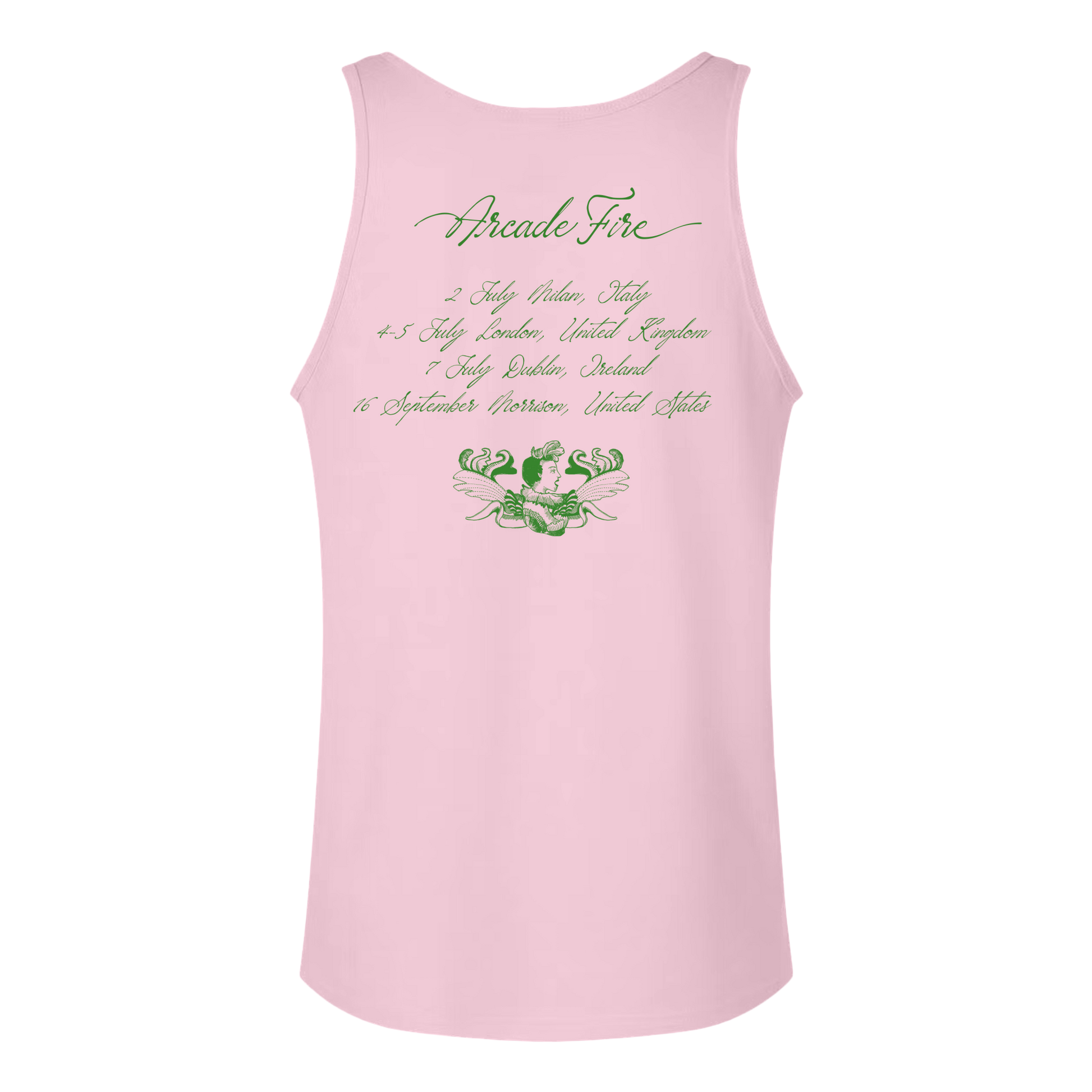 Arcade Fire Pink Tank Top
