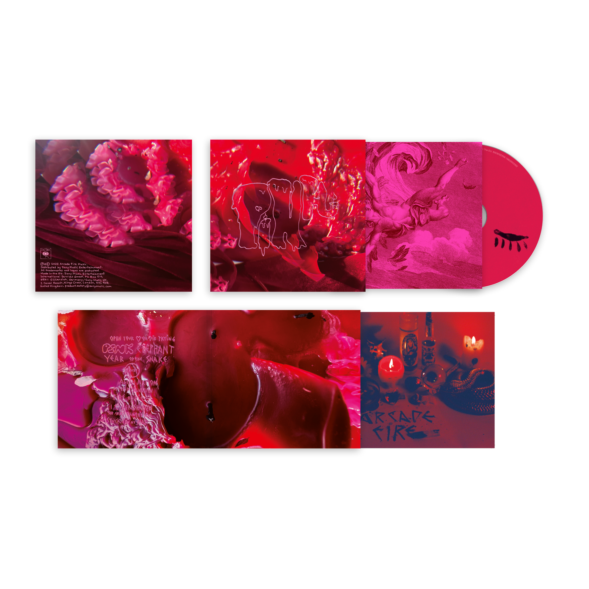 Arcade Fire - Pink Elephant Album. Alternative Artwork CD