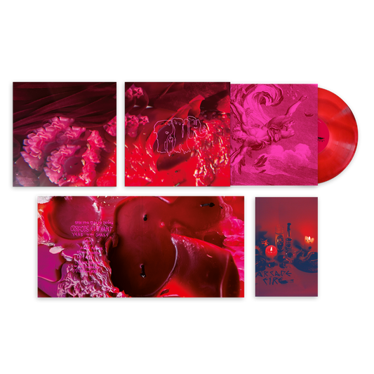 Arcade Fire - Pink Elephant Album. Exclusive Red Vinyl LP