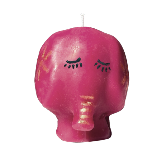Arcade Fire - Pink Elephant Candle - front
