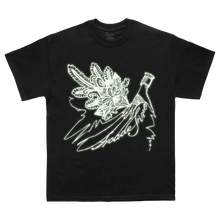 Load image into Gallery viewer, Arcade Fire Black Funeral Glow in the dark T-Shirt
