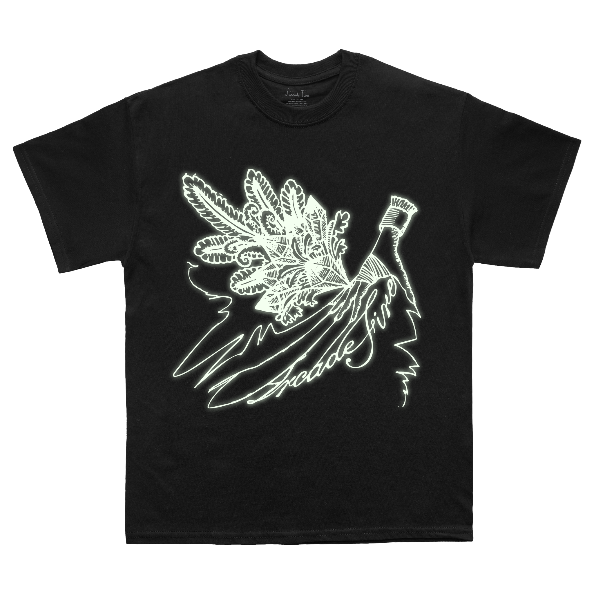 Black Funeral Glow in the Dark T Shirt Arcade Fire The Official Store