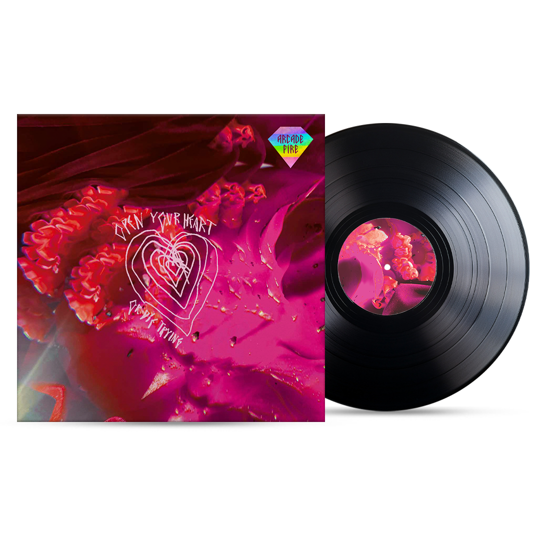 Arcade Fire Open Your Heart or Die Trying - Black Vinyl
